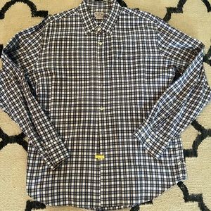 JCrew Men’s Quality Woven Plaid Shirt |XL